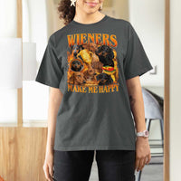Funny Wiener Dog T Shirt For Women Vintage Bootleg Gift For Dachshund Lover - Wonder Print Shop