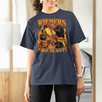 Funny Wiener Dog T Shirt For Women Vintage Bootleg Gift For Dachshund Lover - Wonder Print Shop