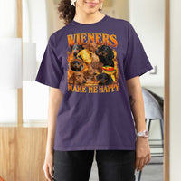 Funny Wiener Dog T Shirt For Women Vintage Bootleg Gift For Dachshund Lover - Wonder Print Shop