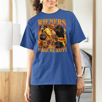Funny Wiener Dog T Shirt For Women Vintage Bootleg Gift For Dachshund Lover - Wonder Print Shop