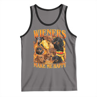 Funny Wiener Dog Tank Top Vintage Bootleg Gift For Dachshund Lover - Wonder Print Shop