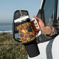 Funny Wiener Dog Tumbler With Handle Vintage Bootleg Gift For Dachshund Lover - Wonder Print Shop