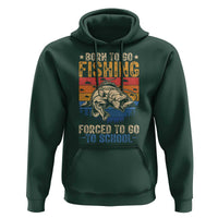Born to Go Fishing Forced School Hoodie Funny Fishing Fisherman Kids Boys - Wonder Print Shop