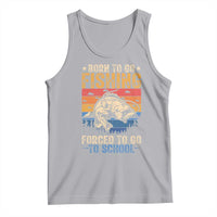 Born to Go Fishing Forced School Tank Top Funny Fishing Fisherman Kids Boys - Wonder Print Shop