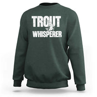 Trout Fishing Sweatshirt Funny Fishing Fisherman Trout Whisperer Gift - Wonder Print Shop