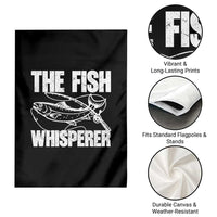 Funny Fishing Garden Flag The Fish Whisperer Lake Life Gift For Fishermen Dads - Wonder Print Shop