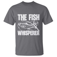 Funny Fishing T Shirt The Fish Whisperer Lake Life Gift For Fishermen Dads - Wonder Print Shop