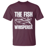 Funny Fishing T Shirt The Fish Whisperer Lake Life Gift For Fishermen Dads - Wonder Print Shop