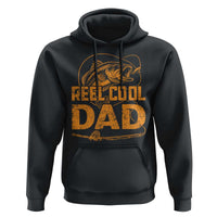 Reel Cool Dad Hoodie Funny Fishing Fisherman Fathers Day