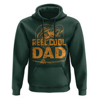 Reel Cool Dad Hoodie Funny Fishing Fisherman Fathers Day