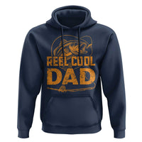 Reel Cool Dad Hoodie Funny Fishing Fisherman Fathers Day