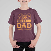 Reel Cool Dad T Shirt For Kid Funny Fishing Fisherman Fathers Day
