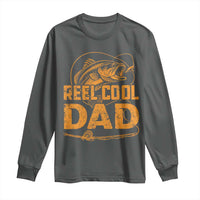 Reel Cool Dad Long Sleeve Shirt Funny Fishing Fisherman Fathers Day