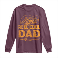 Reel Cool Dad Long Sleeve Shirt Funny Fishing Fisherman Fathers Day