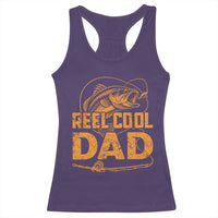 Reel Cool Dad Racerback Tank Top Funny Fishing Fisherman Fathers Day