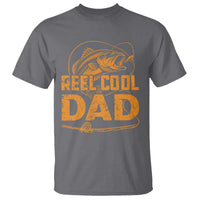 Reel Cool Dad T Shirt Funny Fishing Fisherman Fathers Day