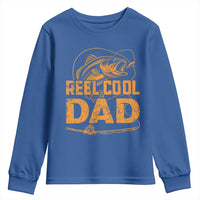 Reel Cool Dad Youth Sweatshirt Funny Fishing Fisherman Fathers Day
