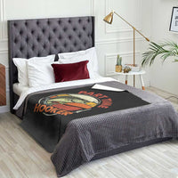 Part Time Hooker Throw Blanket Retro Funny Fishing