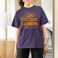 Reel Cool Grandpa T Shirt For Women Funny Fishing Fisherman Fathers Day