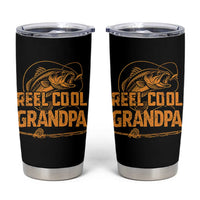 Reel Cool Grandpa Tumbler Cup Funny Fishing Fisherman Fathers Day