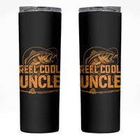 Reel Cool Uncle Skinny Tumbler Funny Fishing Fisherman Fathers Day