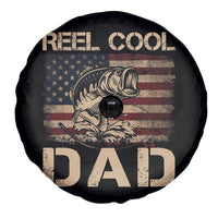 Reel Cool Dad Spare Tire Cover Funny Fishing USA Flag Patriotic Fisherman Fathers Day
