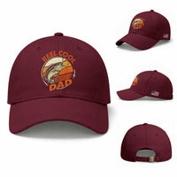 Reel Cool Dad Baseball Cap Funny Fathers Day Fishing Lover Fisherman