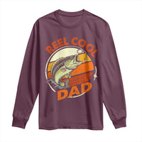 Reel Cool Dad Long Sleeve Shirt Funny Fathers Day Fishing Lover Fisherman