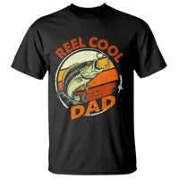 Reel Cool Dad T Shirt Funny Fathers Day Fishing Lover Fisherman
