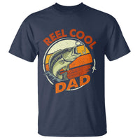 Reel Cool Dad T Shirt Funny Fathers Day Fishing Lover Fisherman