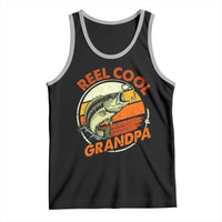 Reel Cool Grandpa Tank Top Funny Fathers Day Dada Fishing Lover Fisherman
