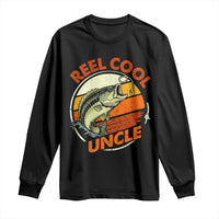Uncle Fishing Long Sleeve Shirt Reel Cool Uncle Funny Fathers Day Fisherman