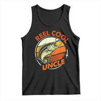 Uncle Fishing Tank Top Reel Cool Uncle Funny Fathers Day Fisherman