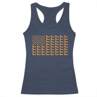 Vintage Dachshund Dad American Flag Racerback Tank Top Weiner Dog Fathers Day Gifts For Dog Lovers Dad - Wonder Print Shop