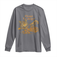 Chinga La Migra Long Sleeve Shirt Retro Protest Subtle FDT Cat Meme