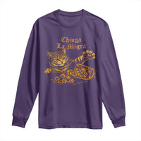 Chinga La Migra Long Sleeve Shirt Retro Protest Subtle FDT Cat Meme