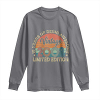 Vintage 2008 18th Birthday Gifts Long Sleeve Shirt Limited Edition 18 Year Old Bday