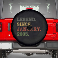 21st Birthday Gifts Spare Tire Cover Retro 21 Years Old Legend Since January 2005