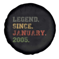21st Birthday Gifts Spare Tire Cover Retro 21 Years Old Legend Since January 2005