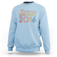 Awesome Since 2016 Sweatshirt 10yr Bday Son Boy Funny 10th 10 Year Old Birthday
