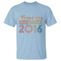 Awesome Since 2016 T Shirt 10yr Bday Son Boy Funny 10th 10 Year Old Birthday