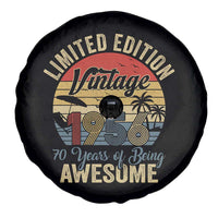 Funny 70th Birthday Spare Tire Cover Vintage 1956 Limited Edition 50 Year Old Bday Gifts
