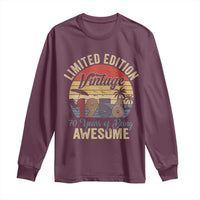 Funny 70th Birthday Long Sleeve Shirt Vintage 1956 Limited Edition 50 Year Old Bday Gifts