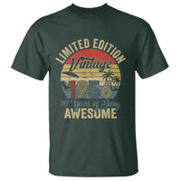 Funny 70th Birthday T Shirt Vintage 1956 Limited Edition 50 Year Old Bday Gifts