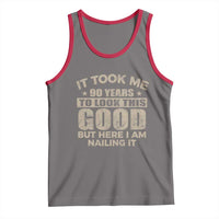 Funny 90th Birthday Tank Top Retro Grandpa Grandma Bday Gift