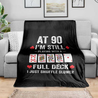 Funny 90th Birthday Throw Blanket Funny 90 Year Old Cards