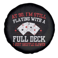 Funny 90th Birthday Spare Tire Cover Retro Funny 90 Year Old Cards Bday Gifts
