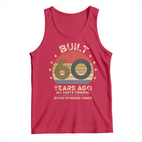 Funny 60th Birthday Tank Top Vintage Retro Built 60 Years Ago