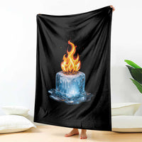 Subtle Anti Ice Throw Blanket Ice Melting Satire Political Humor