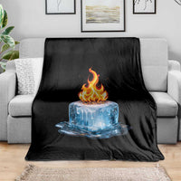 Subtle Anti Ice Throw Blanket Ice Melting Satire Political Humor